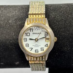 Vintage Gold Sharp Watch